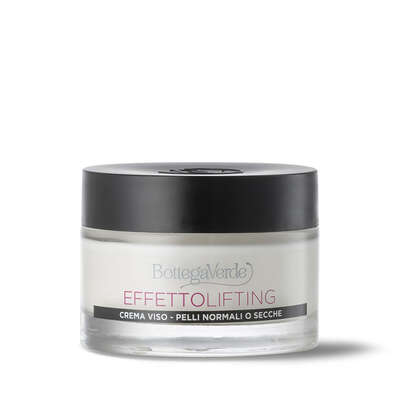 Effetto lifting - Crema viso antiet&agrave;, effetto lifting immediato - con acido Ialuronico ed estratto di Fior di Loto - pelli normali o secche
