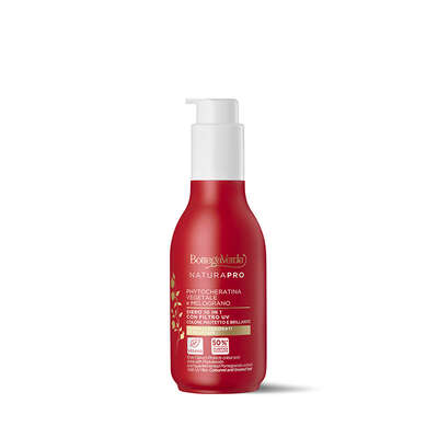 Plant Phytokeratin and Hyperfermented Pomegranate extract - 10-in-1 Serum - with UV filter - Protects colour and shine (125 ml) - coloured and treated hair