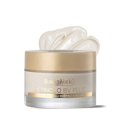 Retinolo Bv Plus - Crema viso - Formula potenziata - antirughe elasticizzante - con Pro-Retinolo, Provitagen complex e acido laluronico - pelli normali o secche