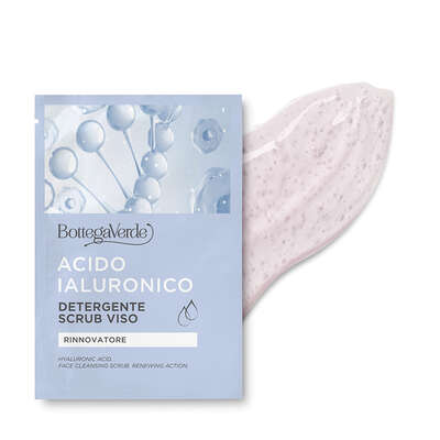 Acido Ialuronico - Detergente scrub viso - rinnovatore