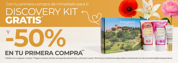 Discovery Kit in regalo + -50% sulla prima spesa