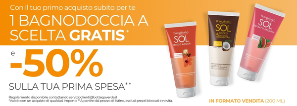 Discovery Kit in regalo + -50% sulla prima spesa
