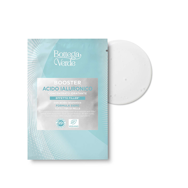 Booster - Acido Ialuronico - concentrato idratante - effetto filler* - con acido Ialuronico - formula siero - tutti i tipi di pelle