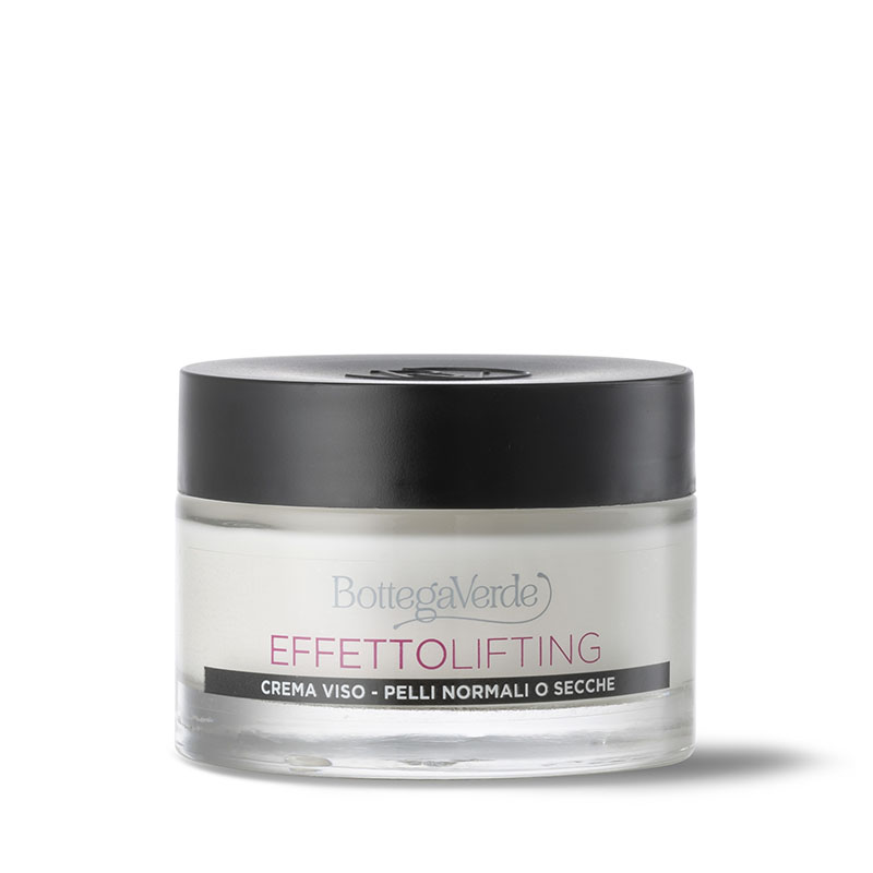 Effetto lifting - Crema viso antietà, effetto lifting immediato - con acido Ialuronico ed estratto di Fior di Loto - pelli normali o secche