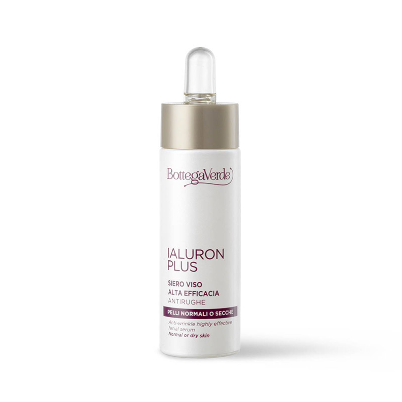 Ialuron plus - Siero viso ad alta efficacia, antirughe, effetto filler*, con acido Ialuronico concentrato - pelli normali o secche